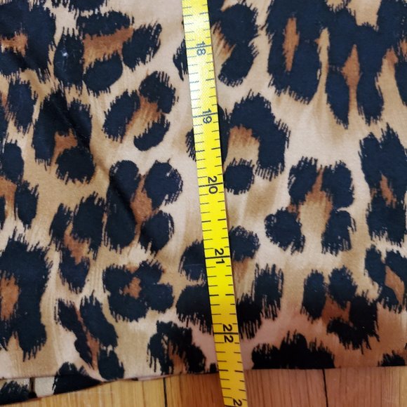 Charter Club Cheetah Print Pencil Skirt Size 6 - Picture 6 of 7
